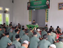 Tingkatkan Iman dan Taqwa, Kodim 0313/Kpr Gelar Peringatan Isra’ Mi’raj Nabi Muhammad SAW 1445 H