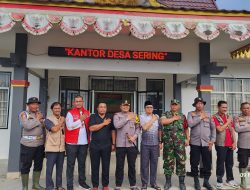 Pastikan Kesiapan TPS, Danramil 03/Bunut Bersama Polres Pelalawan Lakukan Pengecekan ke Beberapa TPS Yang Terdampak Banjir