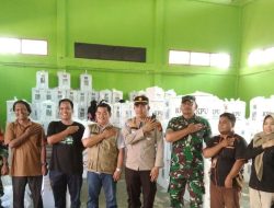 Anggota Koramil 04/Pkl Kuras Dampingi Pendistirbusian Logistik Pemilu 2024