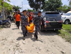 CEPAT TANGGAP TNI AL BERHASIL MENGEVAKUASI JENAZAH DI PERAIRAN PANTAI ARUS DAMAI, NIAS SELATAN