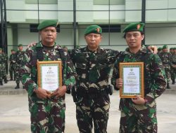 Danrem 031/Wirabima Berikan Penghargaan Kepada Anggota Unit Intel Kodim 0313/Kpr