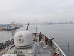 KRI Sultan Iskandar Muda-367 Tiba di Belawan Usai Laksanakan Latihan Berskala Internasional di India