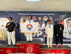 MEMBANGGAKAN! SRIKANDI LAUT TNI AL SABET MEDALI DALAM KEJUARAAN KARATE KASAL CUP