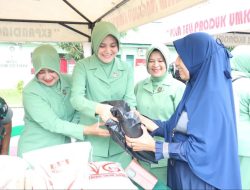 Gelar Bazar Murah Ramadhan, Makodim 0313/KPR Langsung di Serbu Masyarakat                                               