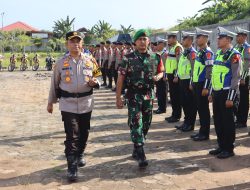 Apel Gelar Pasukan Operasi Ketupat Lancang Kuning Untuk Kelancaran Lalu lintas Hari Raya Idul Fitri 1445 H Tahun 2024