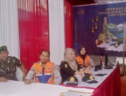 Angota Koramil 01/Bkn Laksanakan Pam di Pos Pengamanan Lebaran Idul Fitri Di Pos PAM Terminal Tipe A Bangkinang