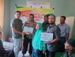 Pemdes Pongkai Bagikan BLT-DD Triwulan i Tahun 2024 Kepada 35 KPM