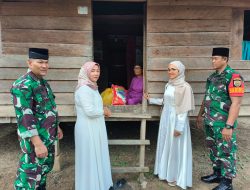 Dalam Bulan Suci Ramadhan Danramil Berbagi Untuk Warga Kurang Mampu
