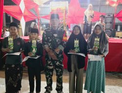 Dukung Pelaksanaan Festival Beduk dan Takbir, Babinsa Koramil 16/Tapung Pantau Pelaksanaannya Agar Tertib