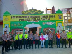 Babinsa 09/Langgam dan Instansi Terkait Melaksanakan Pos Pelayanan Lebaran Tahun 2024