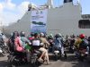 Mudik Gratis TNI AL dengan Kapal Perang di Surabaya