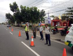 Hari Terakhir Anggota Koramil 01/Bkn Bersama Tim Gabungan Tetap Berjaga di Pos PAM Lancang Kuning 2024 Lapangan Merdeka