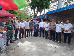 Babinsa Koramil 01/Bkn Bersama Tiga Pilar Penertiban PKL dan Arena Permainan di Lapangan Merdeka