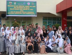 Hari Kartini, Kodim 0313/KPR Bersinergi dengan DPPKB P3A Kab. Kampar dan Puskesmas Bangkinang Berikan Pelayanan KB Gratis