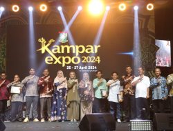 Kodim 0313/Kpr Ikut Resmikan Penutupan Kampar Expo Tahun 2024