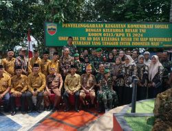 Wujudkan Hubungan Yang Harmonis Dengan Keluarga Besar TNI, Kodim 0313/Kpr Gelar Komsos