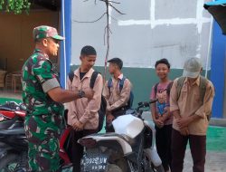 Peduli Dengan Generasi Muda, Babinsa Koramil 14/Kepenuhan Berikan Sosialisasi Bahaya Narkoba