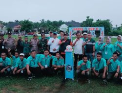 Kadis Pariwisata Resmi Membuka Open Turnamen Sepak Bola Kades Cup II 2024 Desa Sibiruang