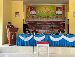 Babinsa Koramil 07/Kampar Hadiri Pelantikan Pantarlih Pemilu Tahun 2024