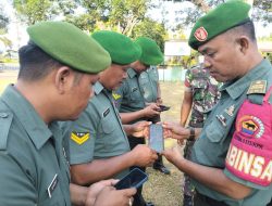 Kapten Arm Alza Septendi Razia HP Babinsa