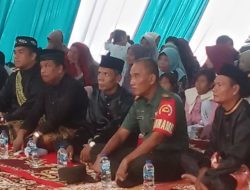 Dandim 0313/Kpr diwakili Danramil 07/Kampar Hadiri Acara Halal Bihalal Dalam Rangka Anak Kemenakan Persatuan Domo Kenegerian Kampa