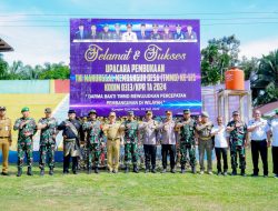 Upacara Pembukaan TNI Manunggal Membangun Desa (TMMD) Ke-121 Kodim 0313/KPR Tahun 2024