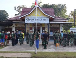 Cek Kesiapan Personil,Satgas Tmmd Ke- 121 Kodim 0313/Kpr Laksanakan Apel Pagi