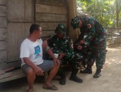 Tim Kesehatan Satgas TMMD Ke -121 Berikan Layanan Kepada Masyarakat di Lokasi TMMD