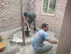 Membangun Rumah Sejuta Harapan: Satgas TMMD Ke-121 Kodim 0313/Kpr Komitmen Selesaikan Pembangunan