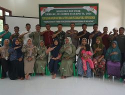Tim Satgas TMMD Berikan Penyuluhan Hukum Kamtibmas dan Penyuluhan Pelayanan Publik