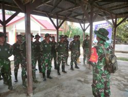 Koordinator Umum Lettu Inf Dedi Berikan Arahan Penting pada Apel Pagi Satgas TMMD