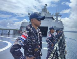 Kembali Ke Tanah Air, KRI REM-331 Tiba Di Apra Harbor Guam Naval Base