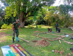 Satgas TMMD Bersiap Manjakan Alam Dengan Penghijauan