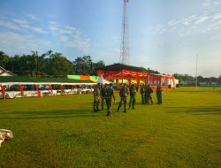 Persiapan Gemilang Jelang Kedatangan Kasad di Lapangan Merdeka Desa Gema Kampar Kiri Hulu