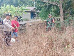 Sosialisasi Karhutla, Babinsa Koramil 15/Kk Lakukan Komsos Ingatkan Warga Larangan Bakar Hutan dan Lahan
