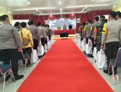 Babinsa Koramil 01/Bkn Hadiri Sosialisasi Membangun Sinergitas Tiga Pilar Guna Menciptakan Situas Yang Tertip dan Kondusif Pada Pilkada 2024 Kab. Kampar