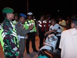 TNI-Polri Bersinergi Jaga Keamanan Jelang Pilkada 2024, Patroli Skala Besar diKota Bangkinang