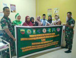 TNI AD Bersama Rakyat, Kodim 0313/KPR Gelar Pelayanan KB Gratis Dalam Rangka Hari Kontrasepsi Sedunia