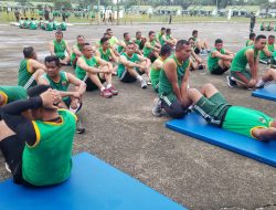 Kodim 0313/KPR Gelar Garjas Periodik dan UKP Semester II Tahun 2024 Uji Kemampuan serta Jaga Kesegaran Jasmani Prajurit