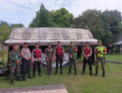 Jaga Kondisi Kamtibmas, Personil Babinsa Kodim 0313/Kpr dan Polres Rohul Laksanakan Patroli Sinergitas Jelang Pilkada di Wilayah