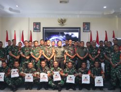 Kodim 0313/KPR Terima Kunjungan Dari Tim Pusterad Guna Perkuat Data Teritorial