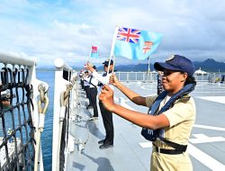 Tinggalkan Fiji, Satgas Port Visit 2024 Lanjutkan Pelayaran Menuju Negara Vanuatu