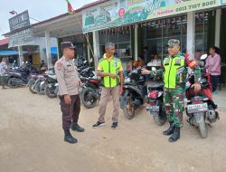 Ciptakan Kondisi Aman, Babinsa dan Bhabinkamtibmas Patroli Bersama