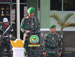 Jadi Inspektur Upacara, Kasdim 0313/KPR Bacakan Amanat Kepala Staf Angkatan Darat Pada Upacara Bendera 17-an