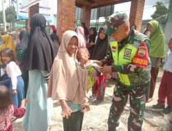 Melalui Komsos, Babinsa Koramil 06 Siak Hulu Ajak Warga Jaga Kesehatan
