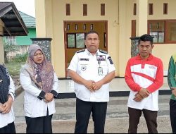 Camat Ahmad Bagab Ucapkan Terima Kasih Kepada Pemkab Kampar Atas Dibangunnya RKB Baru di UPT SDN 002 Tanjung
