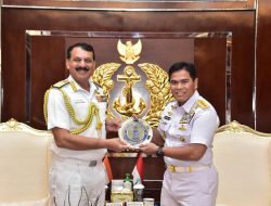 Kasal Terima Courtesy Call Chief Of The Naval Staff Indian Navy Di Markas Besar Angkatan Laut