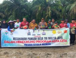 Babinsa Hadiri KICK OFF Dalam Rangka Ketahanan Pangan Holti Kultura