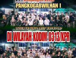 Kunjungan Kerja Pangkogabwilhan I, Letnan Jenderal TNI Kunto Arief Wibowo Beserta Rombongan Sambangi Makodim 0313/KPR