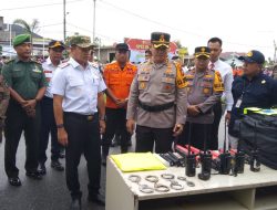 Wakili Dandim 0313/KPR, Pabung Pelalawan Hadiri Apel Gelar Pasukan Operasi kepolisian Terpusat “Ketupat”Tahun 2025